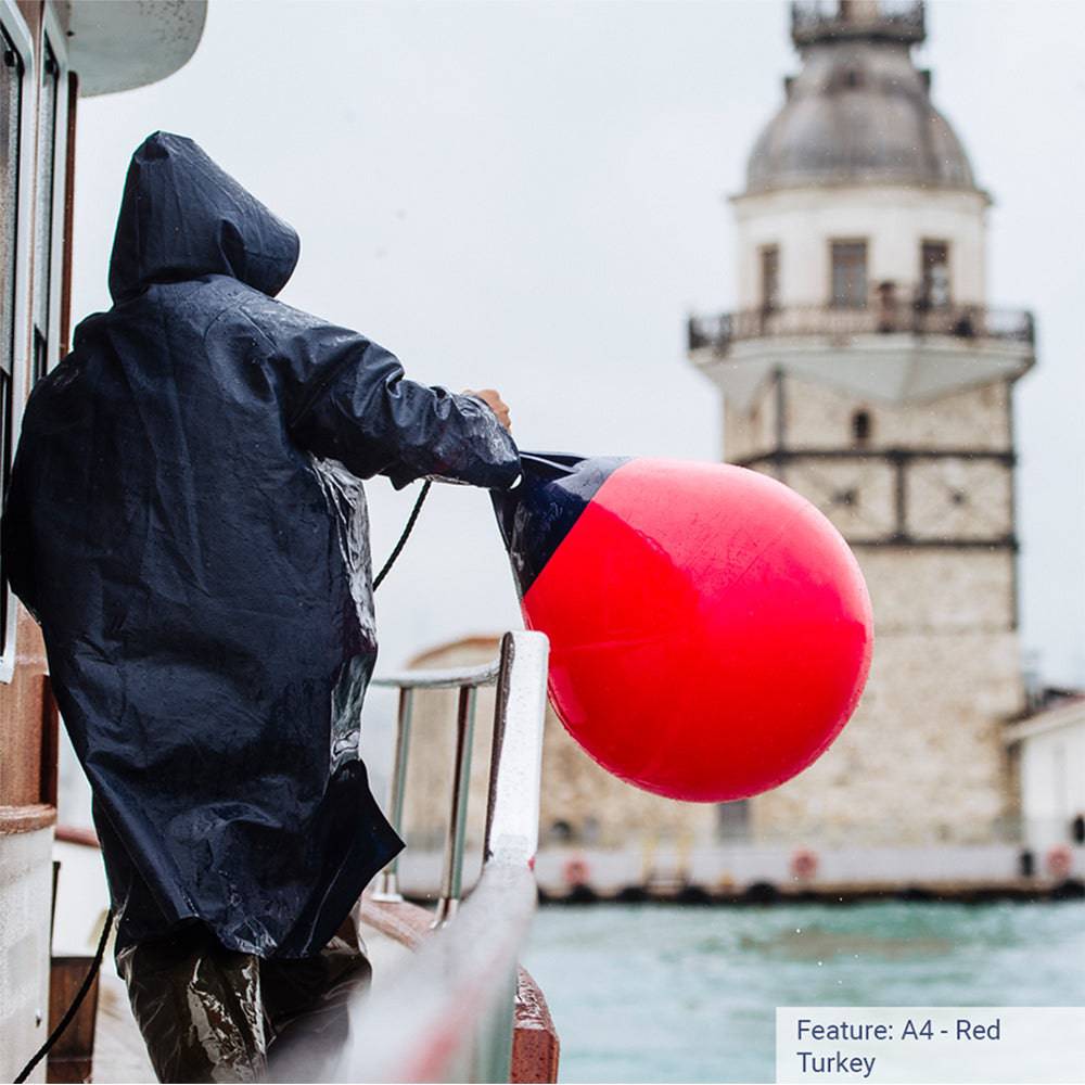 Polyform A-6 Buoy 34" Diameter - White [A-6 WHITE] - Twin Screws Marine Service