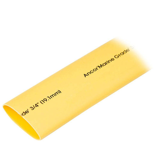 Ancor Heat Shrink Tubing 3/4" x 48" - Yellow - 1 Piece [306948] - Twin Screws Marine Service