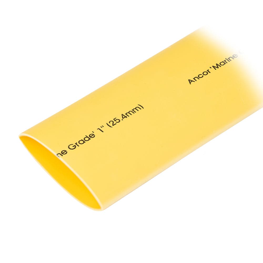Ancor Heat Shrink Tubing 1" x 48" - Yellow - 1 Pieces [307948] - Twin Screws Marine Service
