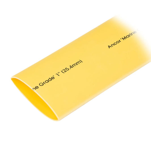 Ancor Heat Shrink Tubing 1" x 48" - Yellow - 1 Pieces [307948] - Twin Screws Marine Service