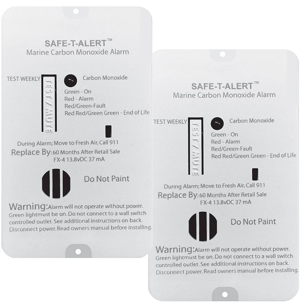 Safe-T-Alert FX-4 Carbon Monoxide Alarm - 2-Pack [FX-4MARINE2-PACK] - Twin Screws Marine Service