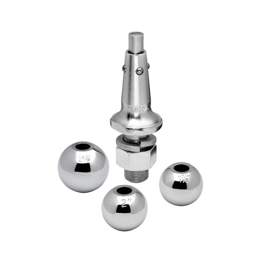 Draw-Tite Interchangeable Hitch Ball w/ 1" Shank - 1-7/8", 2", 2-5/16" Balls [63803] - Twin Screws Marine Service