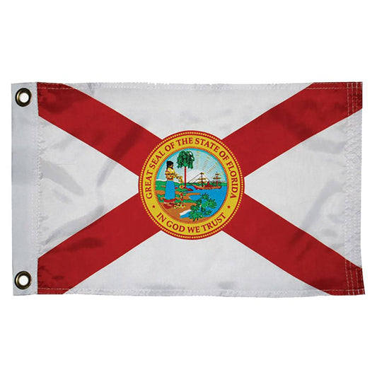 Taylor Made Florida Nylon Flag 12" x 18" [93096] - Twin Screws Marine Service