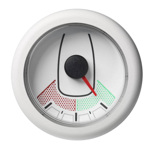 Veratron 52MM (2-1/16") OceanLink Rudder Angle Gauge - Left/Right - White Dial  Bezel [A2C1066090001] - Twin Screws Marine Service