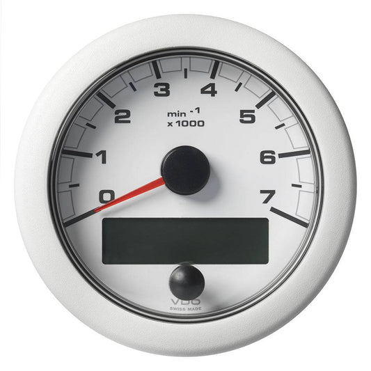 Veratron 3-3/8" (85MM) OceanLink NMEA 2000 Tachometer - 7000 RPM - White Dial  Bezel [A2C1065820001] - Twin Screws Marine Service