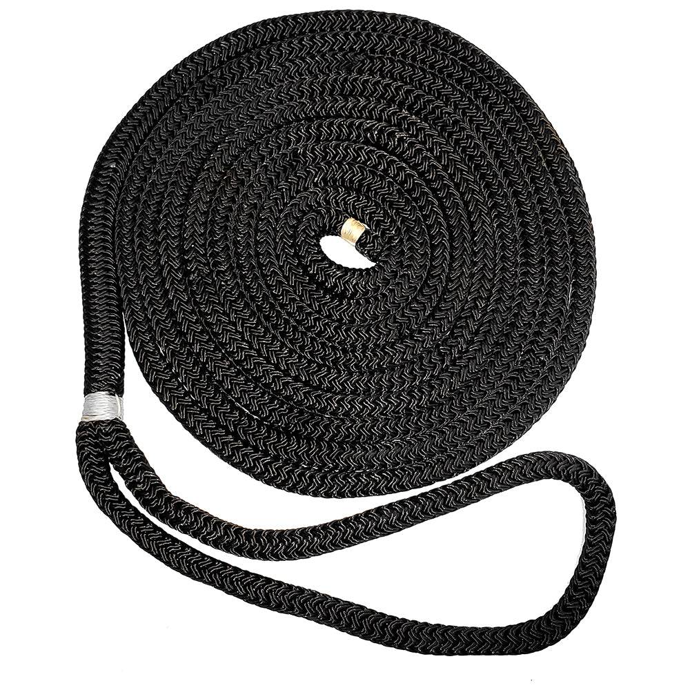 New England Ropes 5/8" Double Braid Dock Line - Black - 25 [C5054-20-00025] - Twin Screws Marine Service