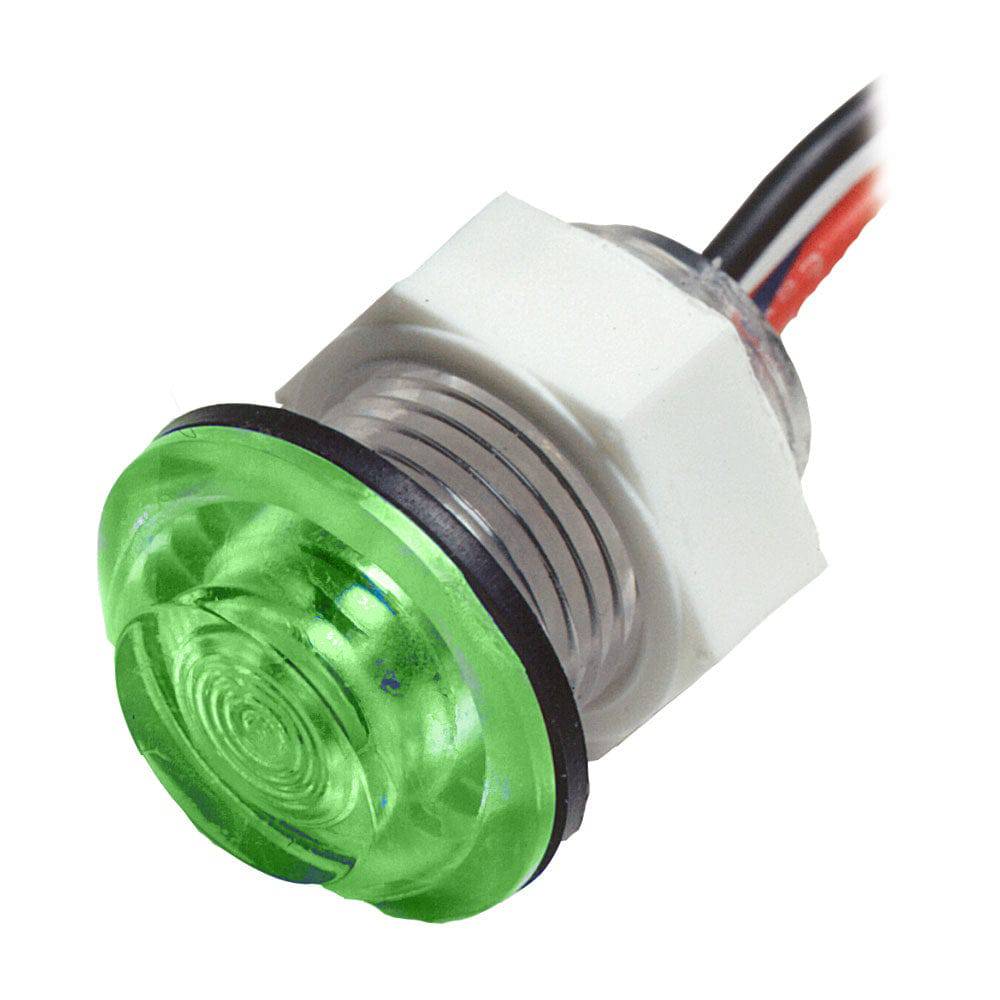 Innovative Lighting LED Bulkhead Livewell Light Flush Mount - Green [011-3500-7] - Twin Screws Marine Service