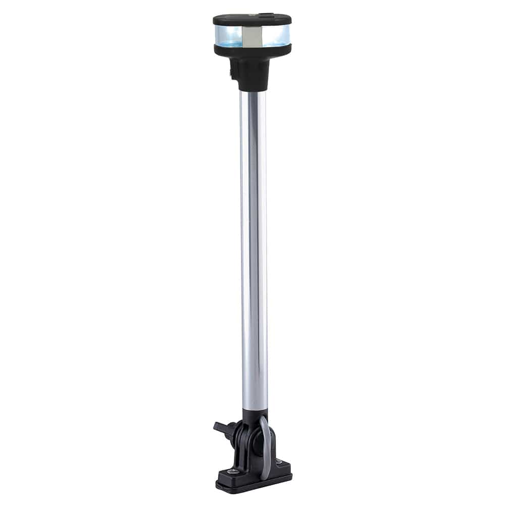 Perko Folding Masthead Light Vertical Combo Mast/All-Round 12-13/16" High Sail or Power - LED [1684DP0CHR] - Twin Screws Marine Service