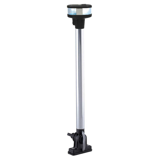 Perko Folding Masthead Light Vertical Combo Mast/All-Round 12-13/16" High Sail or Power - LED [1684DP0CHR] - Twin Screws Marine Service