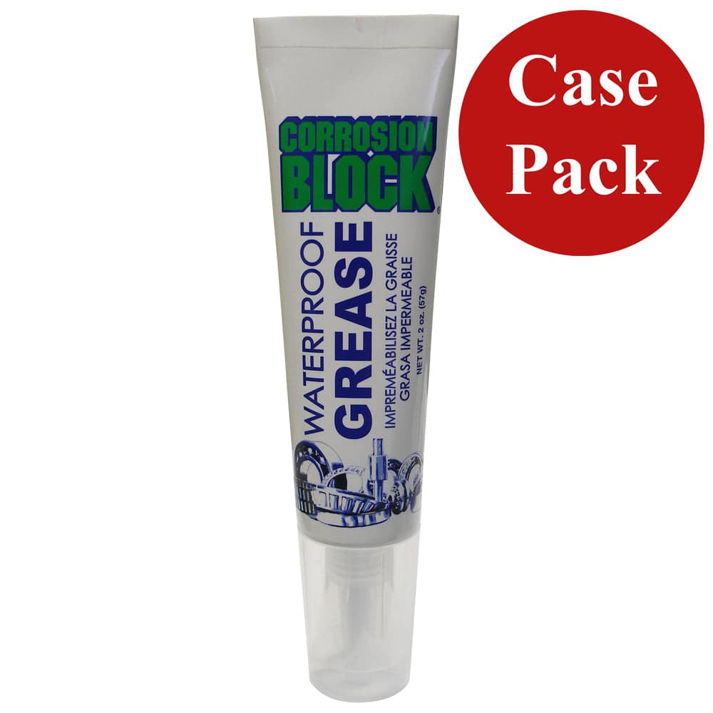 Corrosion Block High Performance Waterproof Grease - 2oz Tube - Non-Hazmat, Non-Flammable  Non-Toxic *Case of 24* [25002CASE] - Twin Screws Marine Service