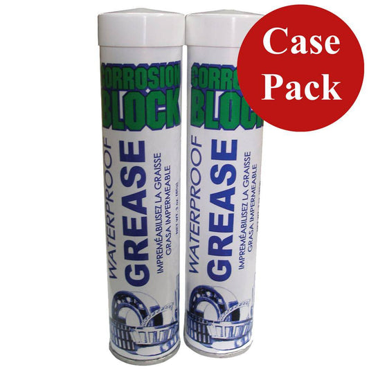 Corrosion Block High Performance Waterproof Grease - (2)2oz Tube - Non-Hazmat, Non-Flammable  Non-Toxic *Case of 6* [25003CASE] - Twin Screws Marine Service