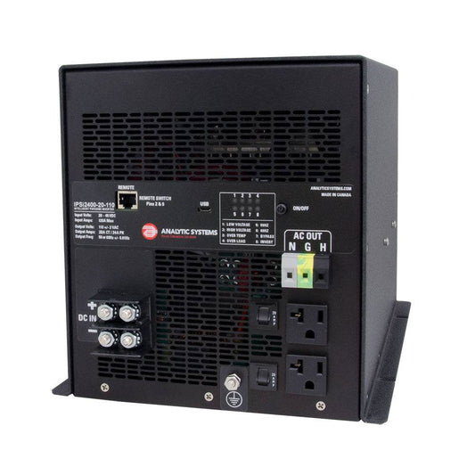 Analytic Systems AC Intelligent Pure Sine Wave Inverter, 2400W, 20-40V In, 110V Out [IPSI2400-20-110] - Twin Screws Marine Service