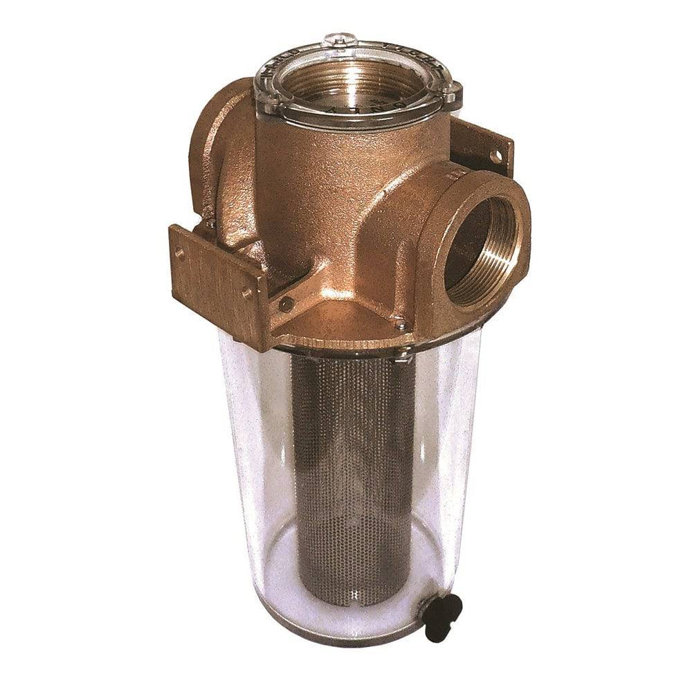 GROCO ARG-2500 Series 2-1/2" Raw Water Strainer Stainless Steel Basket [ARG-2500-S] - Twin Screws Marine Service