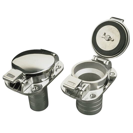 Sea-Dog Stainless Steel Flip Top Deck Fill - Gas - 1-1/2" Hose [351110] - Twin Screws Marine Service
