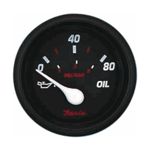 Faria Professional Red 2" Oil Pressure Gauge [14602] - Twin Screws Marine Service