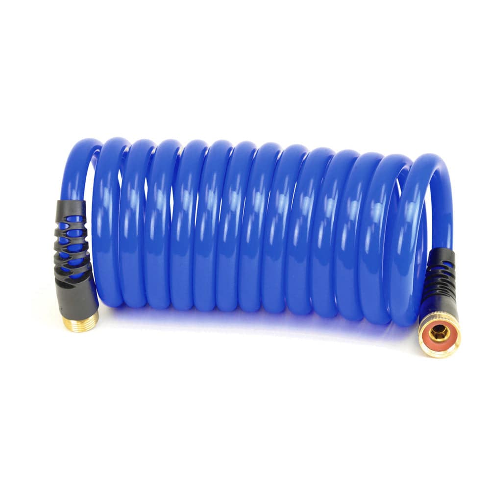 HoseCoil PRO 15 w/Dual Flex Relief 1/2" ID HP Quality Hose [HCP1500HP] - Twin Screws Marine Service