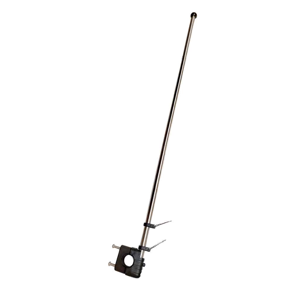Sea-Dog Stainless Steel Rail Mount Flagpole - 30" [327124-1] - Twin Screws Marine Service