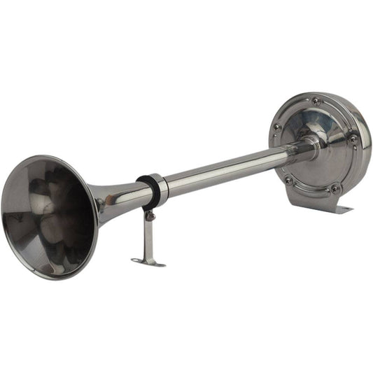 Sea-Dog MaxBlast Stainless Steel Trumpet 12V Horn - Single [431510-1] - Twin Screws Marine Service