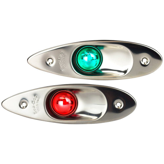 Sea-Dog Stainless Steel Flush Mount LED Side Lights [400080-1] - Twin Screws Marine Service