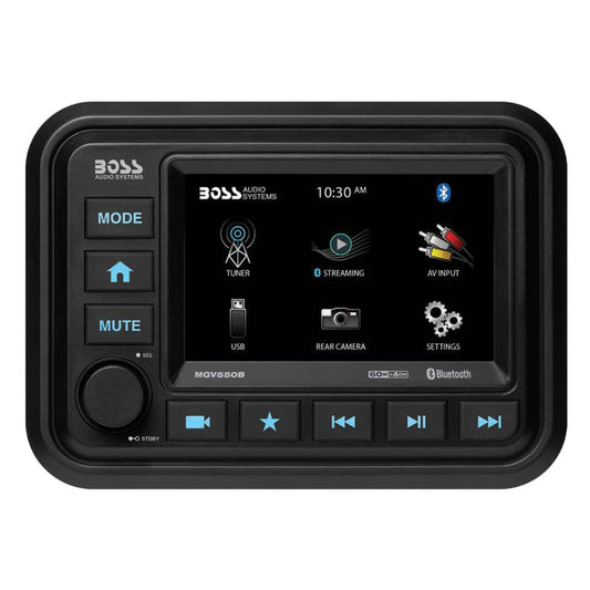 Boss Audio MGV550B Marine Stereo w/AM/FM/BT/Rear Camera [MGV550B] - Twin Screws Marine Service