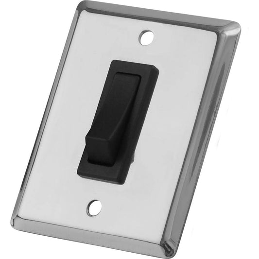 Sea-Dog Single Gang Wall Switch - Stainless Steel [403010-1] - Twin Screws Marine Service