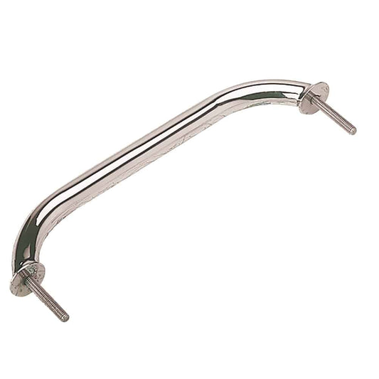 Sea-Dog Stainless Steel Stud Mount Flanged Hand Rail w/Mounting Flange - 10" [254209-1] - Twin Screws Marine Service