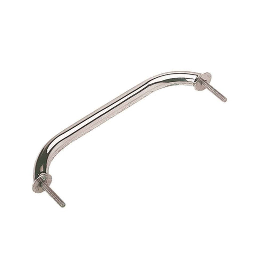 Stainless Steel Stud Mount Flanged Hand Rail w/Mounting Flange - 12" [254212-1] - Twin Screws Marine Service