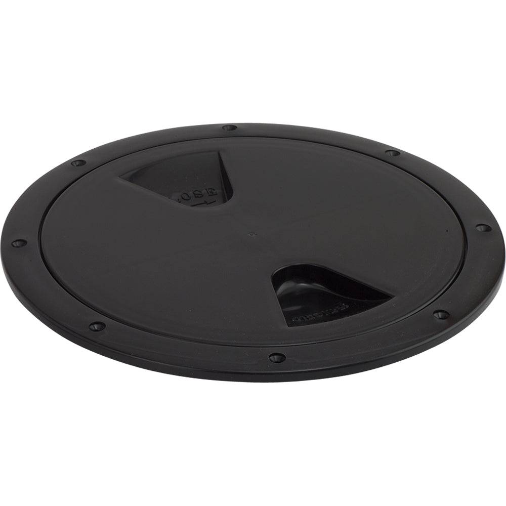 Sea-Dog Screw-Out Deck Plate - Black - 5" [335755-1] - Twin Screws Marine Service