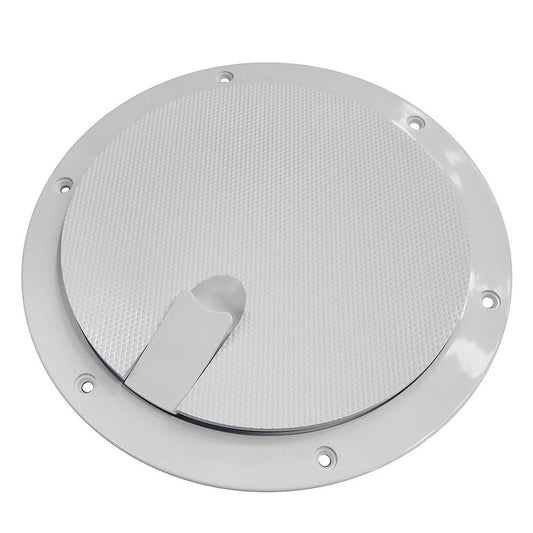 Sea-Dog Pop-Out Textured Deck Plate - White - 6" [336262-1] - Twin Screws Marine Service