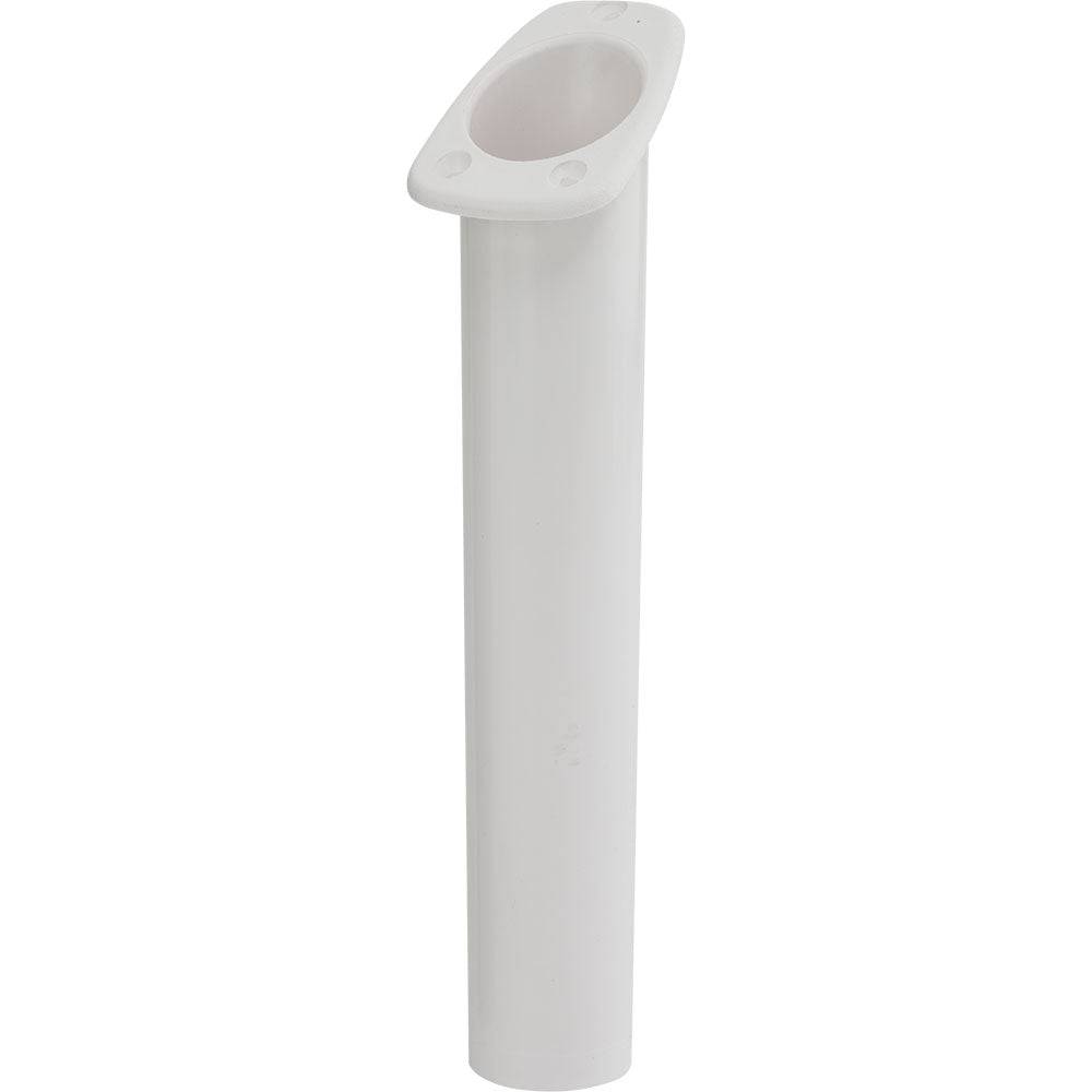 Sea-Dog Narrow Gunnel Flush Mount Rod Holder - White [325061-1] - Twin Screws Marine Service
