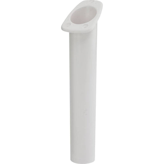 Sea-Dog Narrow Gunnel Flush Mount Rod Holder - White [325061-1] - Twin Screws Marine Service