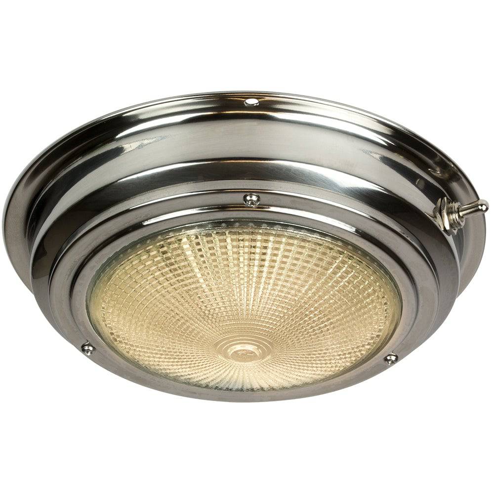 Sea-Dog Stainless Steel Dome Light - 5" Lens [400200-1] - Twin Screws Marine Service