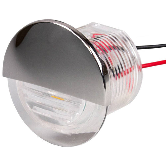 Sea-Dog Round LED Flush Mount Courtesy Light - White [401270-1] - Twin Screws Marine Service