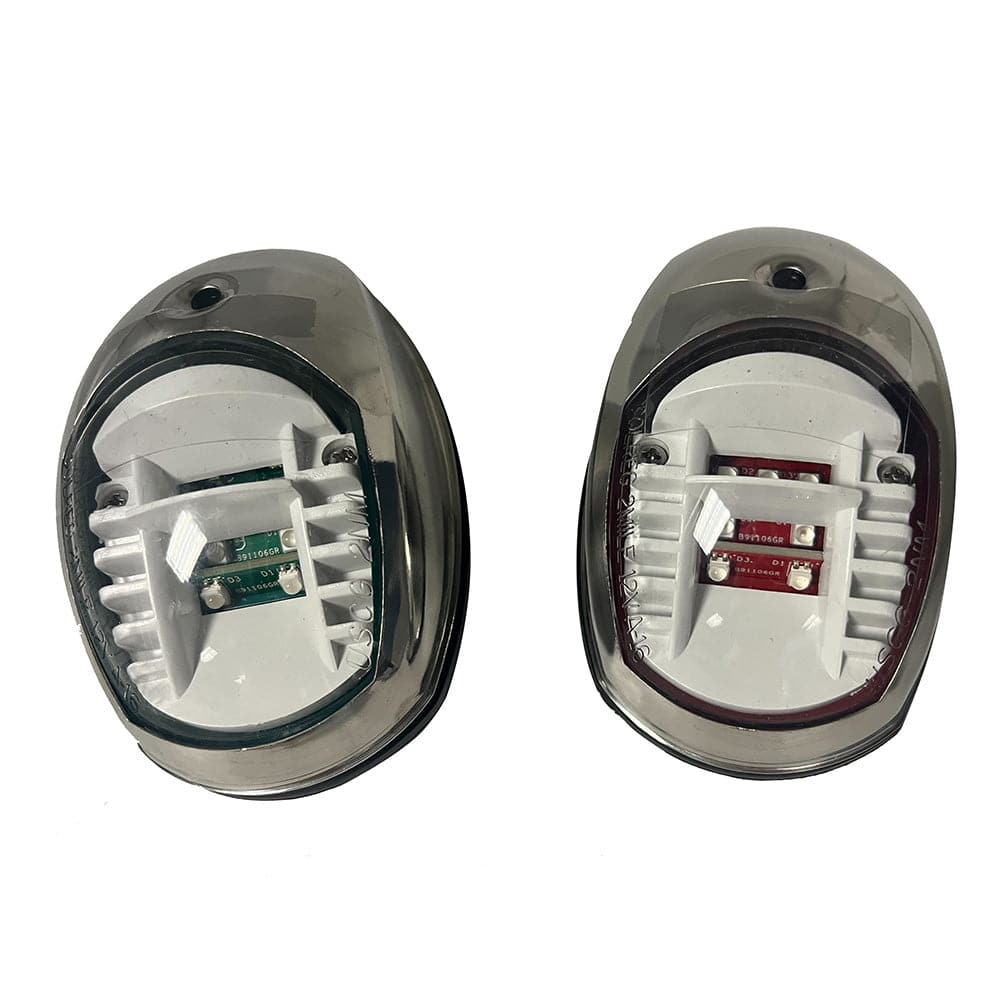Sea-Dog Stainless Steel LED Navigation Lights - Port  Starboard [400070-1] - Twin Screws Marine Service