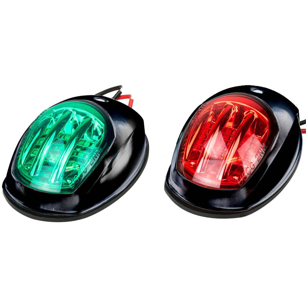 Sea-Dog Black LED Navigation Lights - Port  Starboard [400073-1] - Twin Screws Marine Service