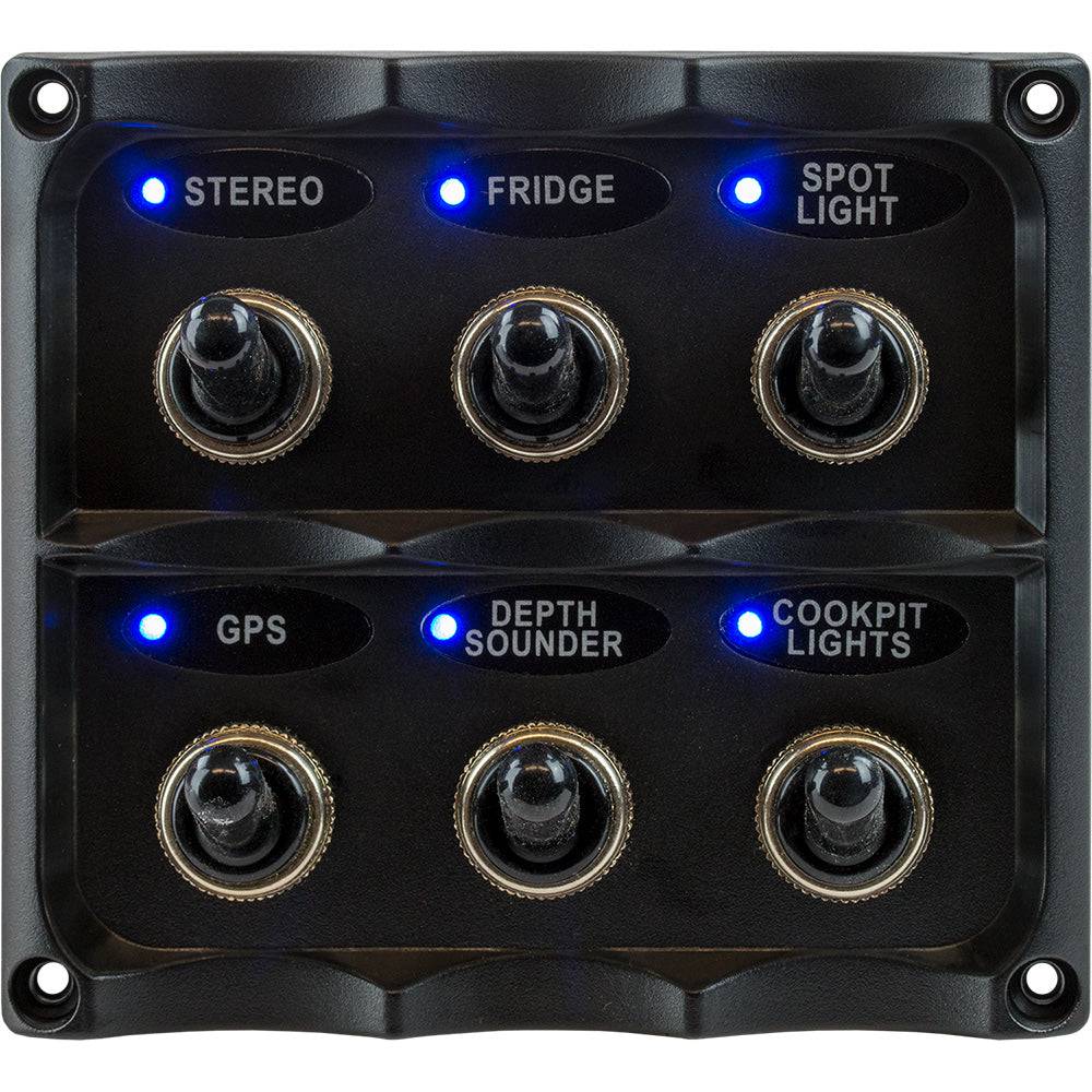 Sea-Dog Water Resistant Toggle Switch Panel [424636-1] - Twin Screws Marine Service