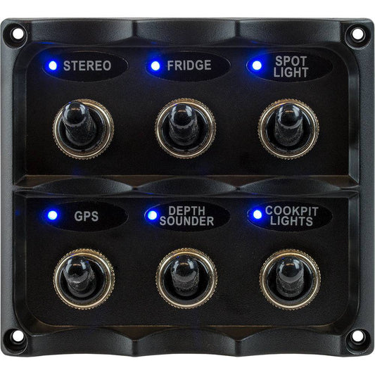 Sea-Dog Water Resistant Toggle Switch Panel [424636-1] - Twin Screws Marine Service