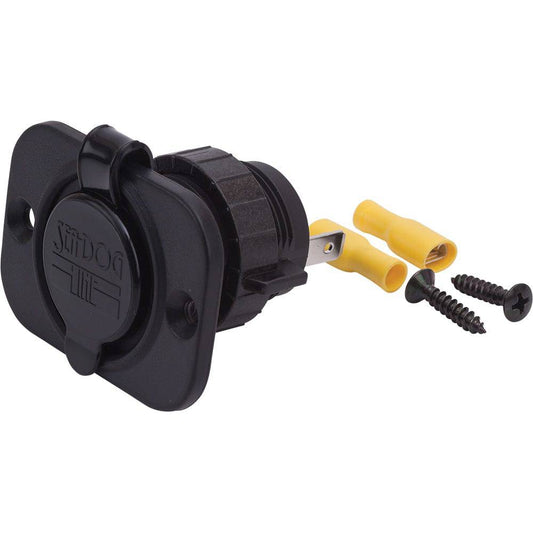 Sea-Dog Round Power Socket - 12V [426120-1] - Twin Screws Marine Service