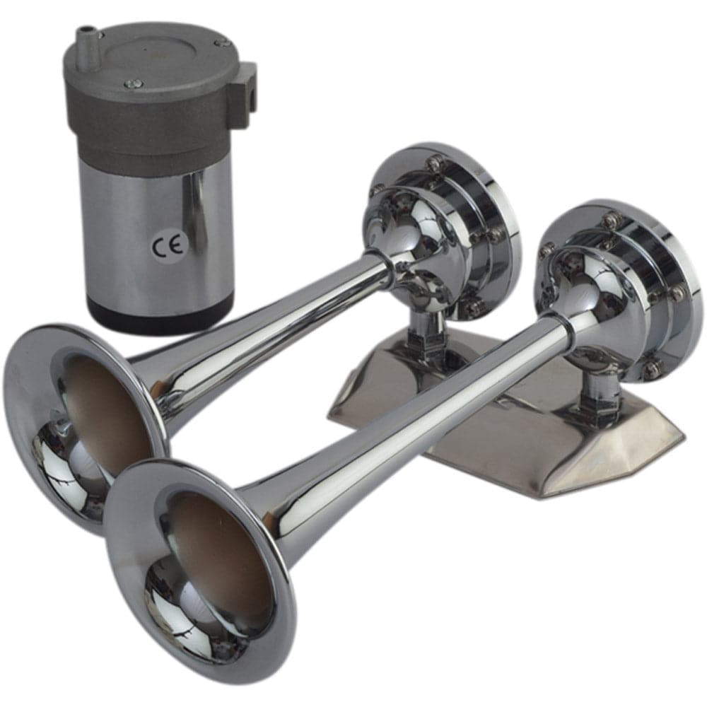 Sea-Dog MaxBlast Air Horn - Mini Dual Trumpet [432620-1] - Twin Screws Marine Service