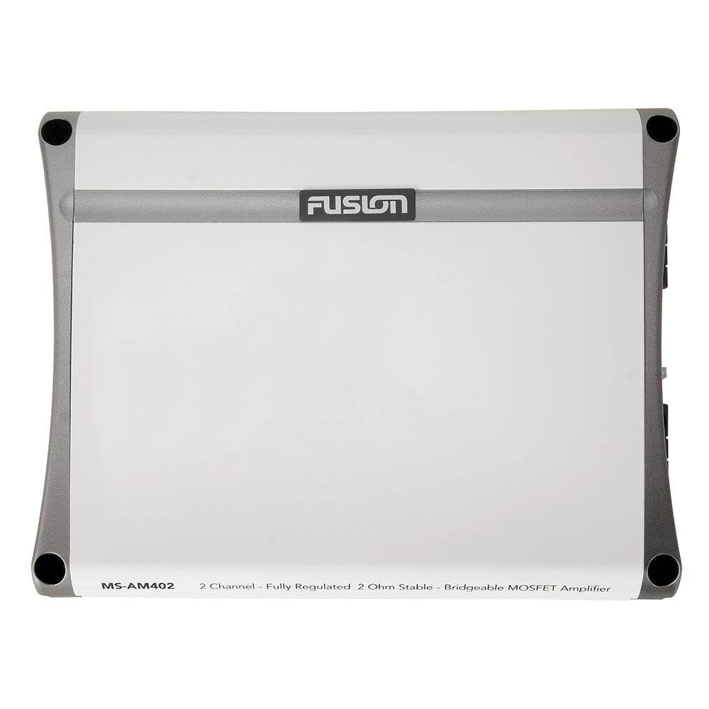 Fusion MS-AM402 2 Channel Marine Amplifier - 400W [010-01499-00] - Twin Screws Marine Service