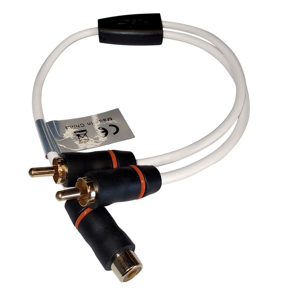 Fusion RCA Cable Splitter - 1 Female to 2 Male - 1 [010-12895-00] - Twin Screws Marine Service
