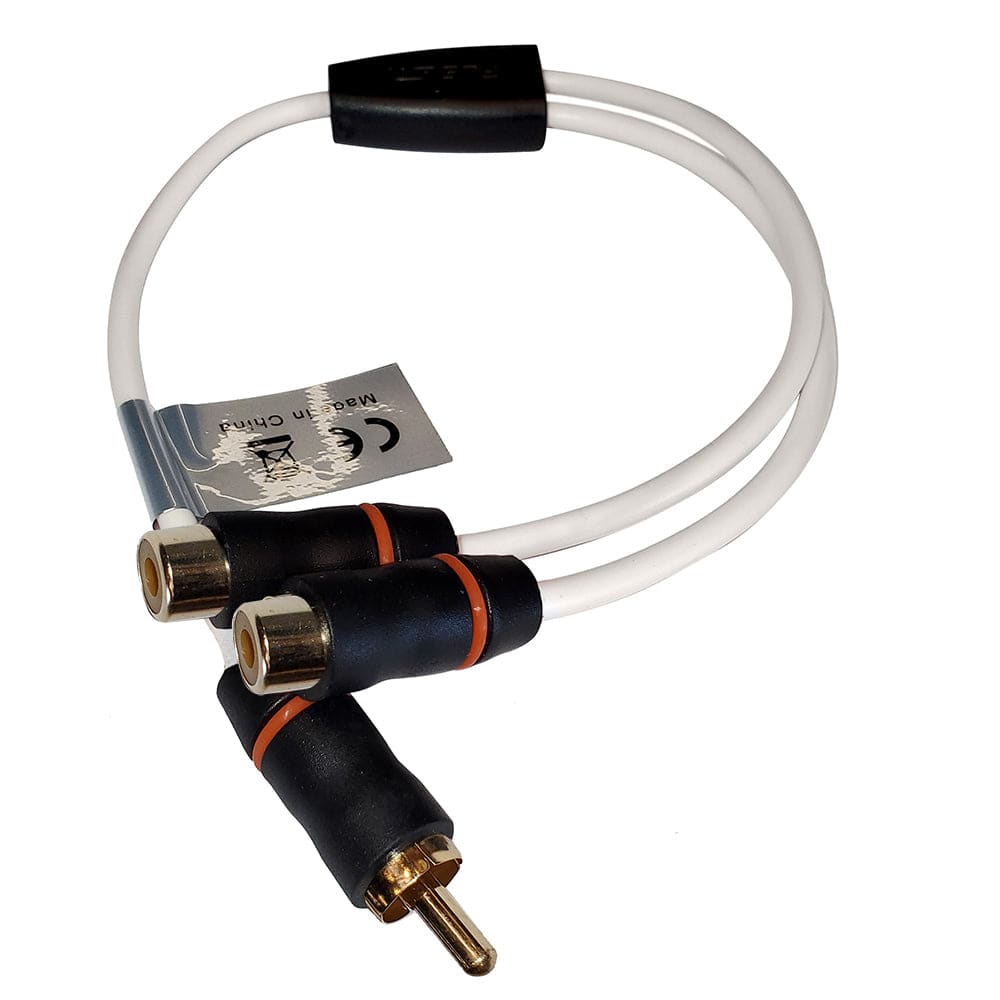 Fusion RCA Cable Splitter - 1 Male to 2 Female - 1 [010-12896-00] - Twin Screws Marine Service