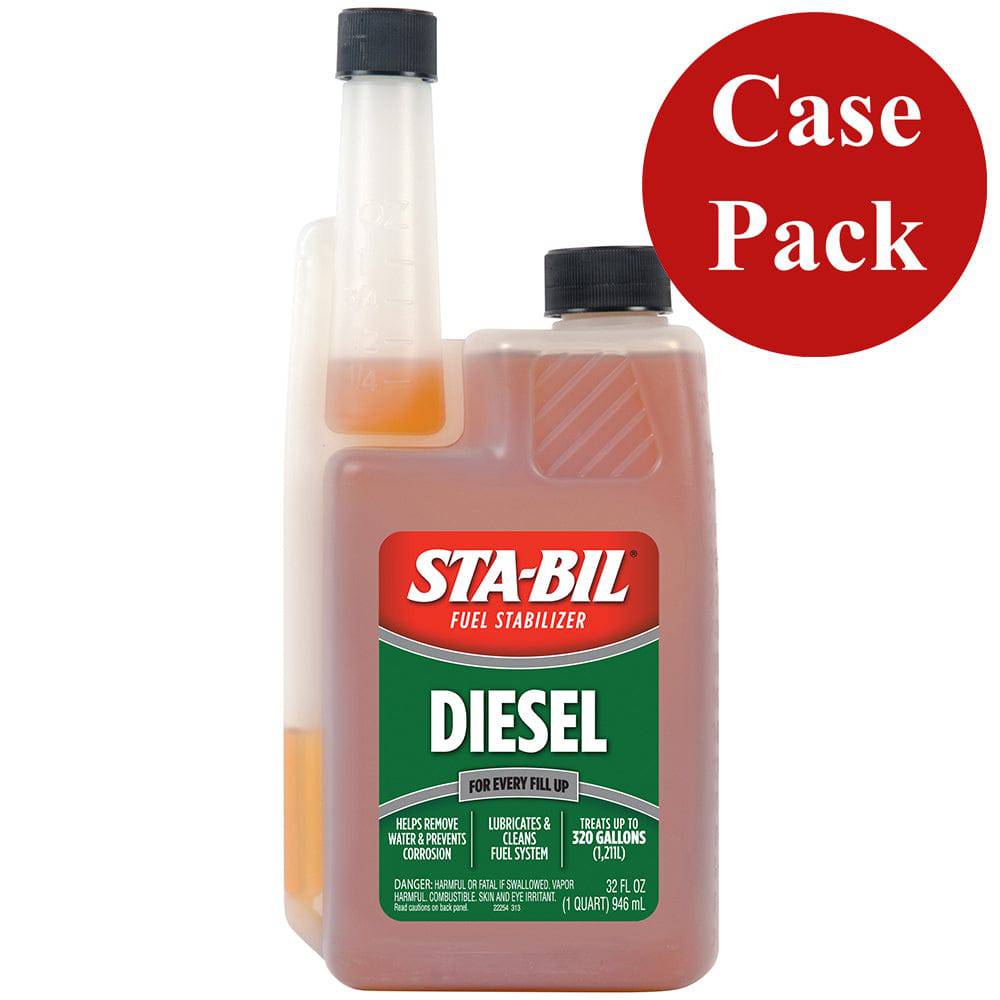 STA-BIL Diesel Formula Fuel Stabilizer  Performance Improver - 32oz *Case of 4* [22254CASE] - Twin Screws Marine Service