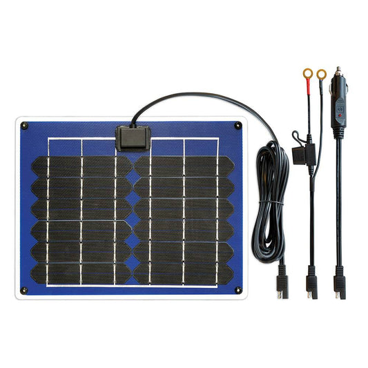 Samlex 10W Solar Battery Maintainer - Portable SunCharger [SC-10] - Twin Screws Marine Service