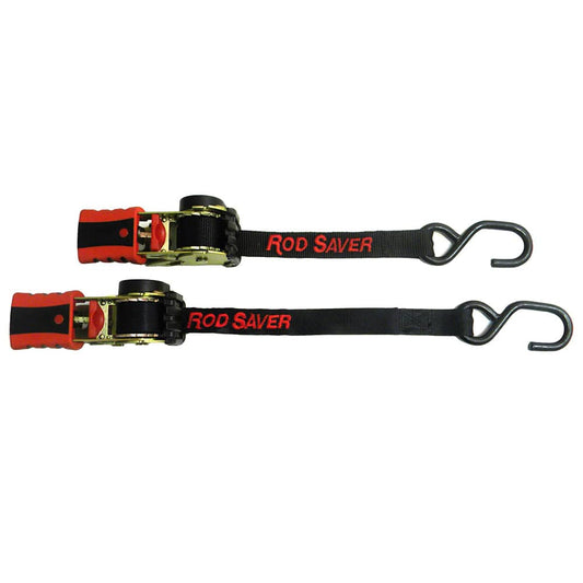 Rod Saver Mini Retractable Tie Down - 50" - Pair [RT50] - Twin Screws Marine Service
