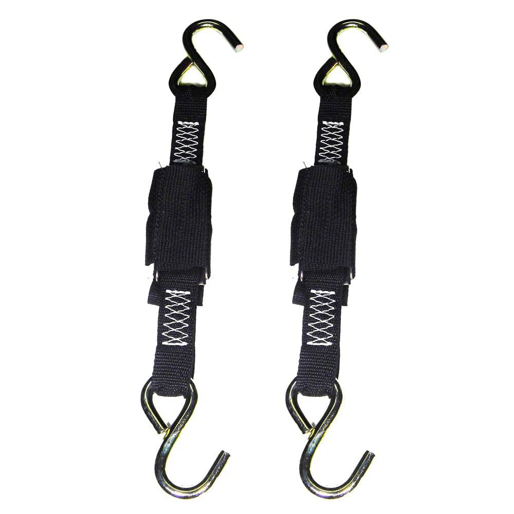 Rod Saver Deluxe Trailer Tie-Down - 1" x 4 - Pair [TTDS1/4] - Twin Screws Marine Service