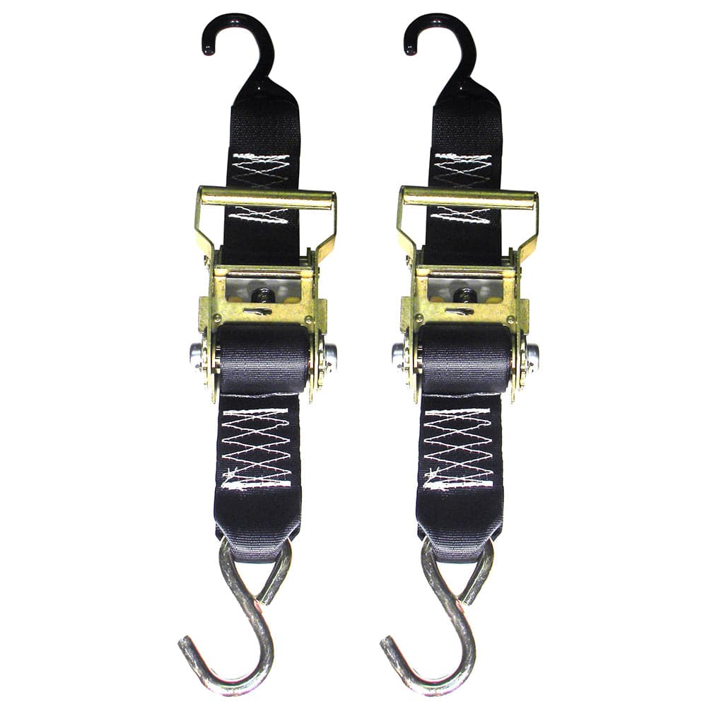 Rod Saver Heavy-Duty Ratchet Trailer Tie-Down - 2" x 3 - Pair [R2TTD3] - Twin Screws Marine Service