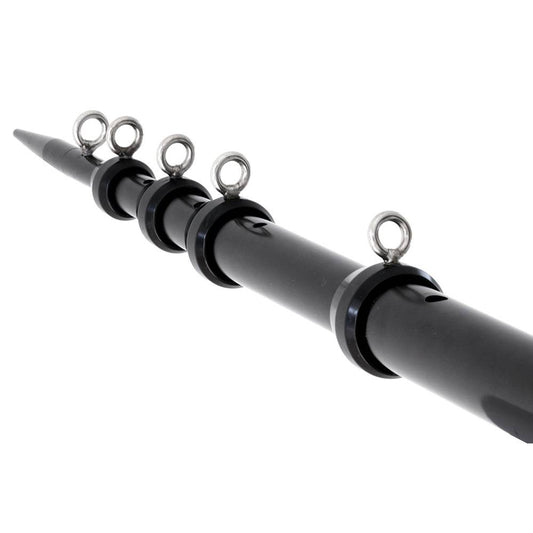 Tigress XD Telescoping Aluminum Outrigger Poles - 18 - 1-1/2" OD - Black [88925-1] - Twin Screws Marine Service