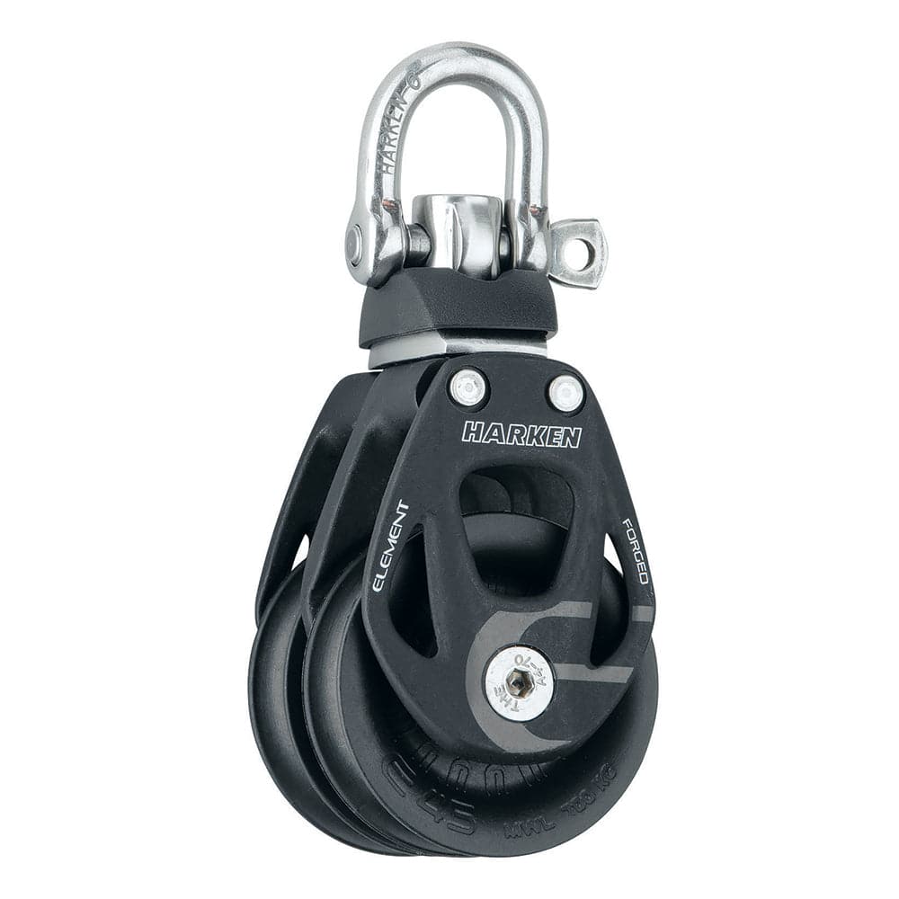 Harken 45mm Double Element Block w/Swivel [6238] - Twin Screws Marine Service
