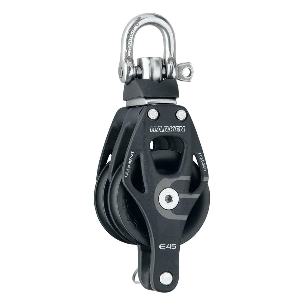 Harken 45mm Double Element Block w/Swivel  Becket [6239] - Twin Screws Marine Service